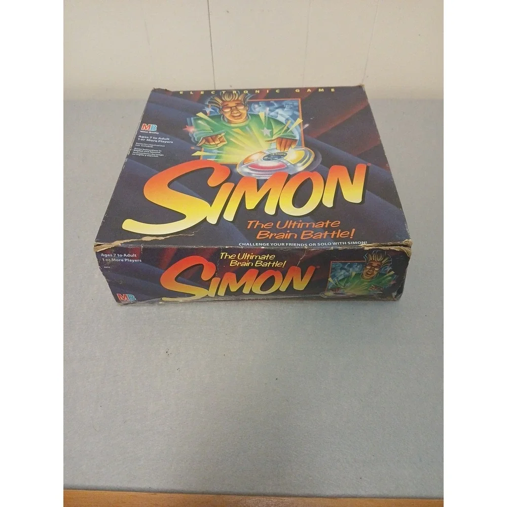 Vtg Clear Simon Electronic Light Game 1994 Milton Bradley, No Instructions WORKS